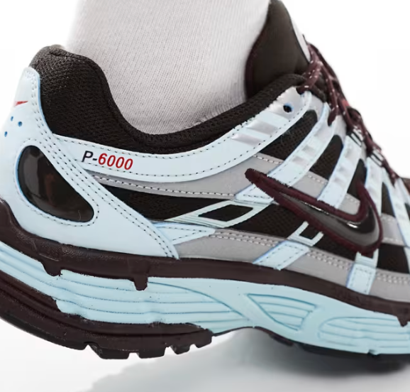 P6000 unisex in light blue and burgundy