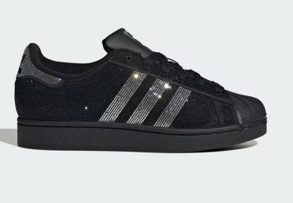 Superstar II “Rhinestone Black Silver”