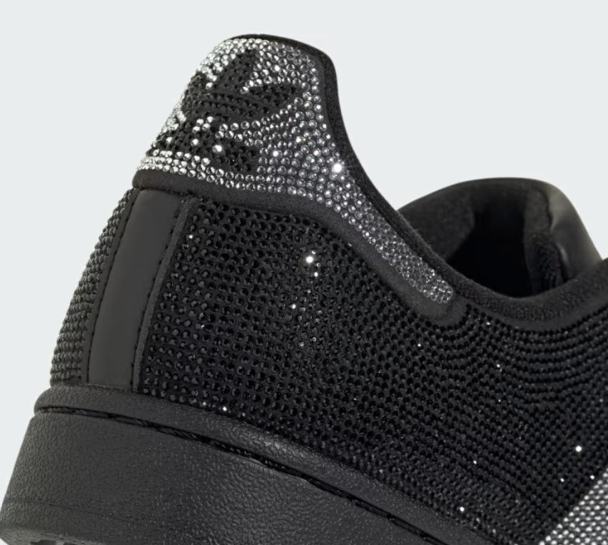 Superstar II “Rhinestone Black Silver”