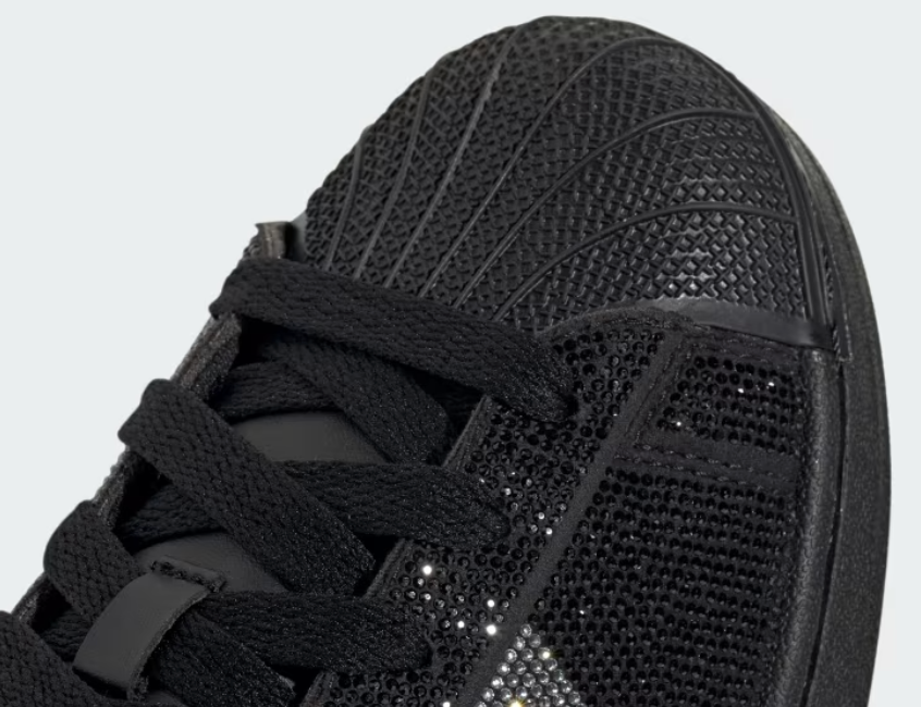 Superstar II “Rhinestone Black Silver”